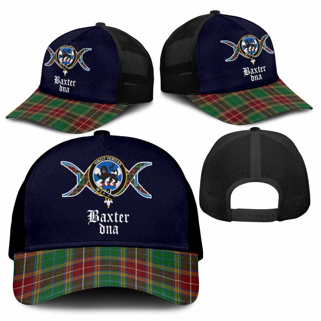 Baxter Clan DNA Tartan Mesh Trucker Cap - Tartan Vibes Clothing