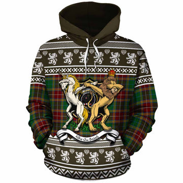 Baxter Clan Tartan Crest Christmas Cotton Hoodie Coat of Arms Funny Style