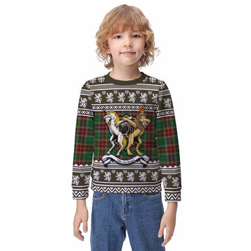 Baxter Clan Tartan Crest Christmas Kid Ugly Sweatshirt Coat of Arms Funny Style