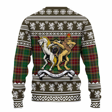 Baxter Clan Tartan Crest Christmas Ugly Sweater Coat of Arms Funny Style