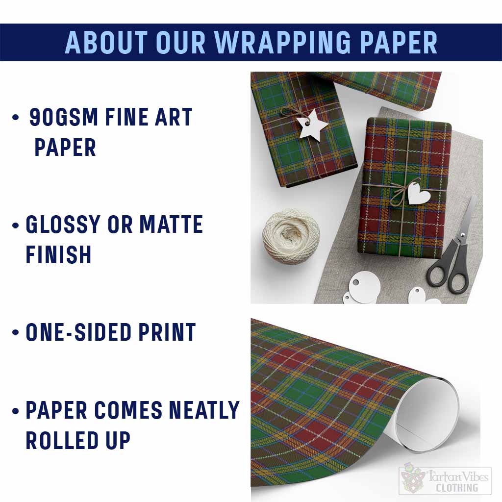 Baxter Classic Tartan Wrapping Paper, Classic Scottish Plaid Gift Wrap