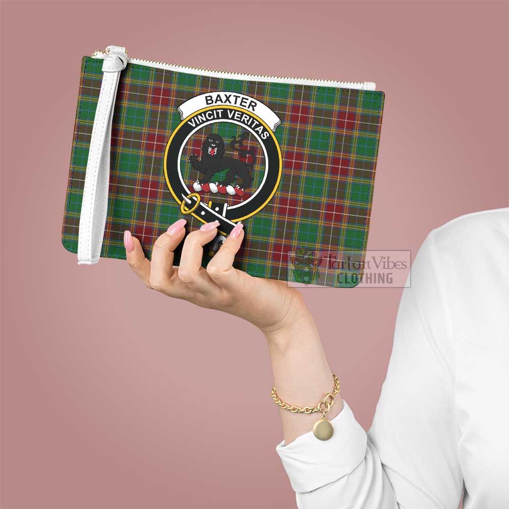 Tartan Vibes Clothing Baxter Family Crest Tartan Clutch Bag