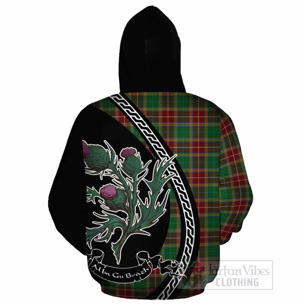 Baxter Family Crest Tartan Cotton Hoodie Alba Thistle Inspired - Tartan Vibes Clothing