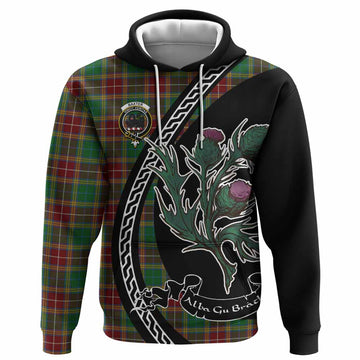 Baxter Family Crest Tartan Hoodie Alba Thistle Inspired