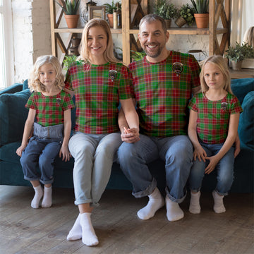 Baxter Modern Tartan T-Shirt with Family Crest