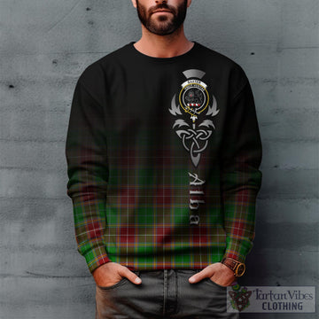 Baxter Modern Tartan Sweatshirt Featuring Alba Gu Brath Family Crest Celtic Inspired