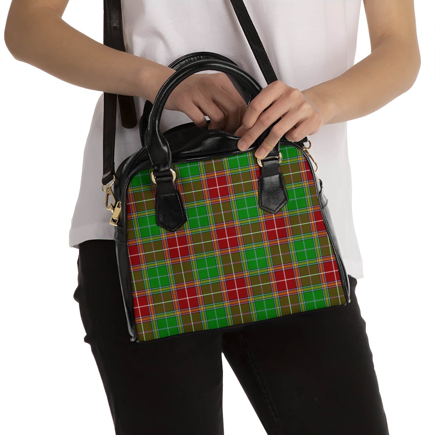 Baxter Modern Tartan Shoulder Handbags - Tartanvibesclothing