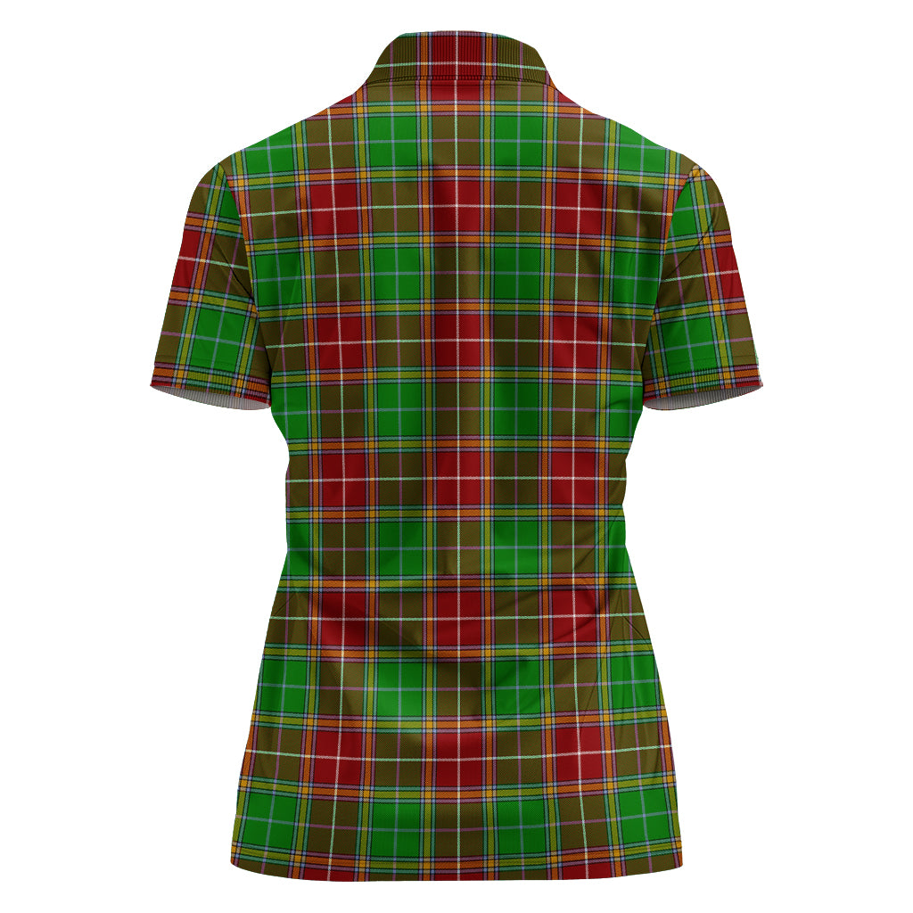 Baxter Modern Tartan Polo Shirt For Women - Tartanvibesclothing