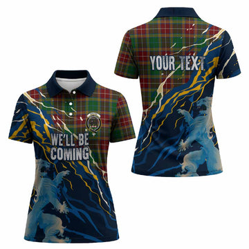 Baxter Scotland Tartan Women Polo Shirt WC2026 Football - We'll Be Coming