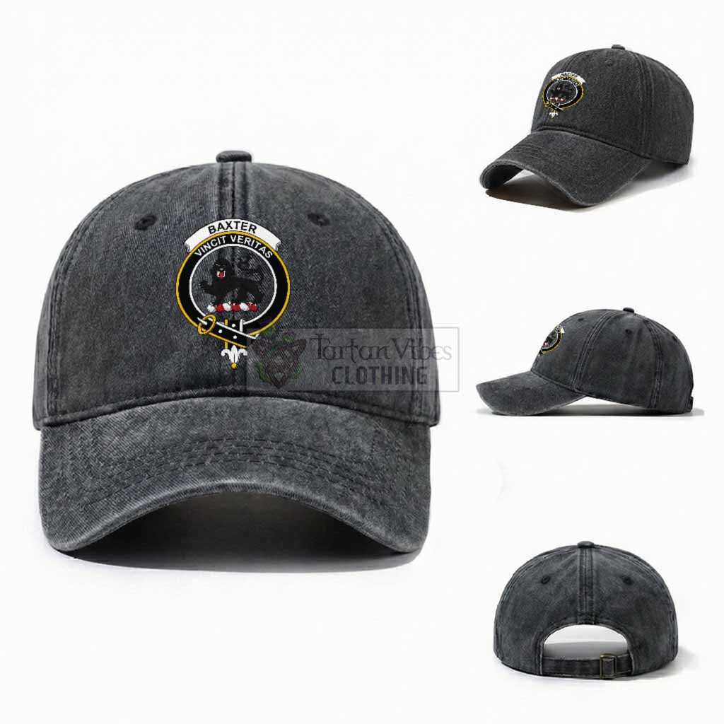 Baxter Scottish Clan Crest Washed Baseball Cap
