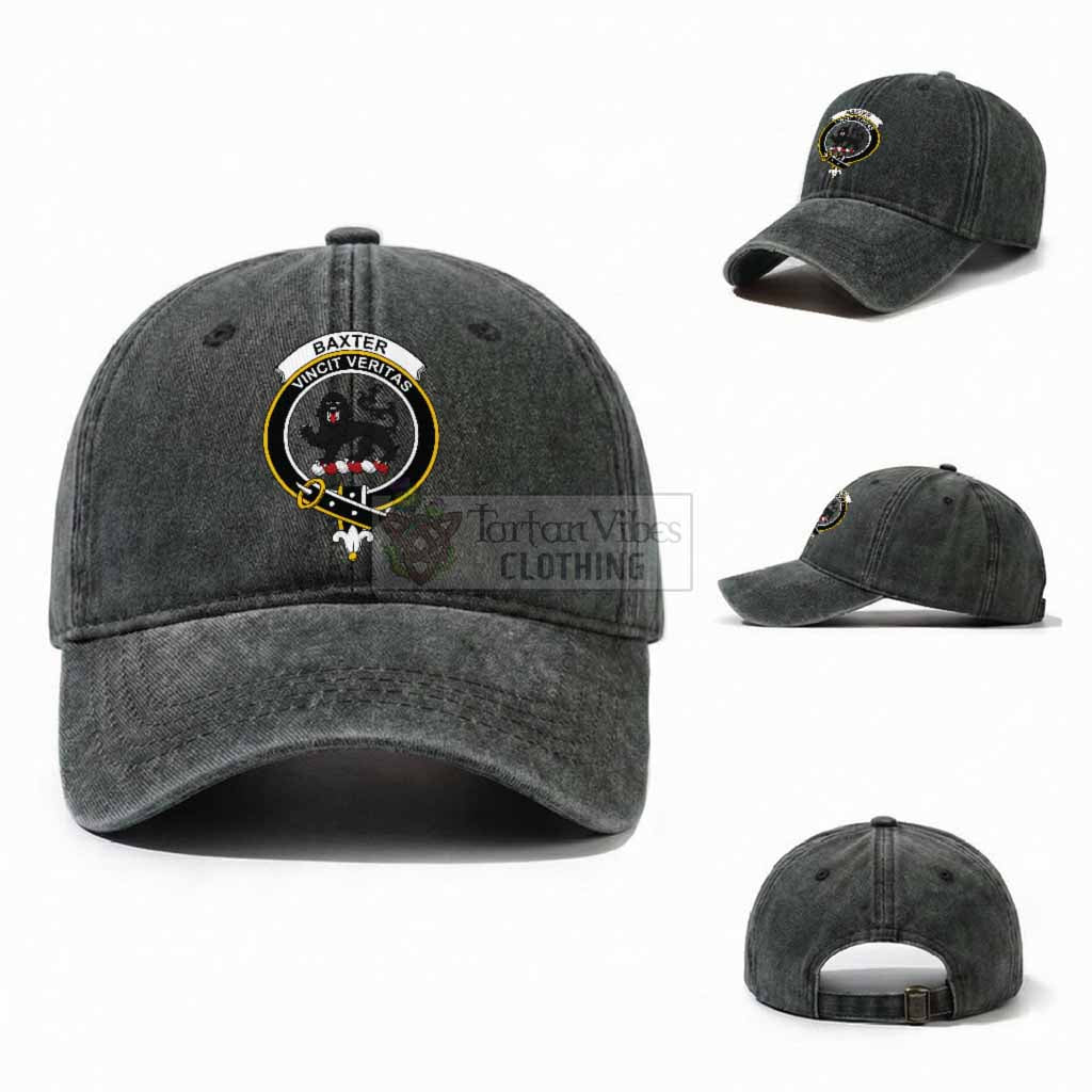 Baxter Scottish Clan Crest Washed Baseball Cap