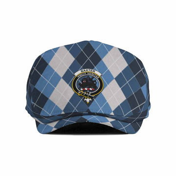 Baxter Scottish Family Crest Flat Cap, Jeff Cap Scotland National Argyle Classic Style