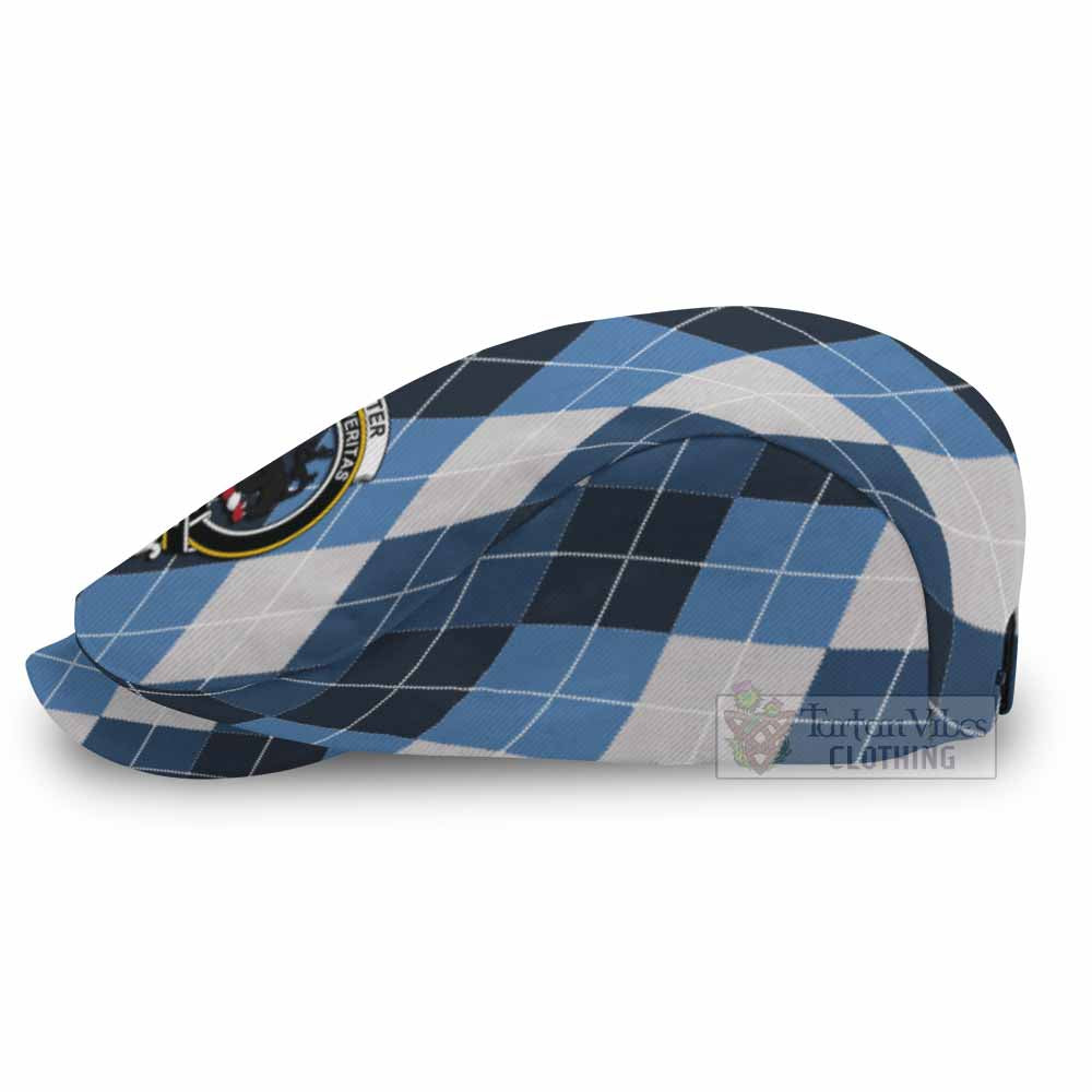 Baxter Scottish Family Crest Flat Cap, Jeff Cap Scotland National Argyle Classic Style - Tartan Vibes Clothing