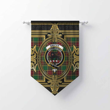 Baxter Scottish Tartan Crest Gonfalon Royal Stylized Chevron - Tartan Vibes Clothing