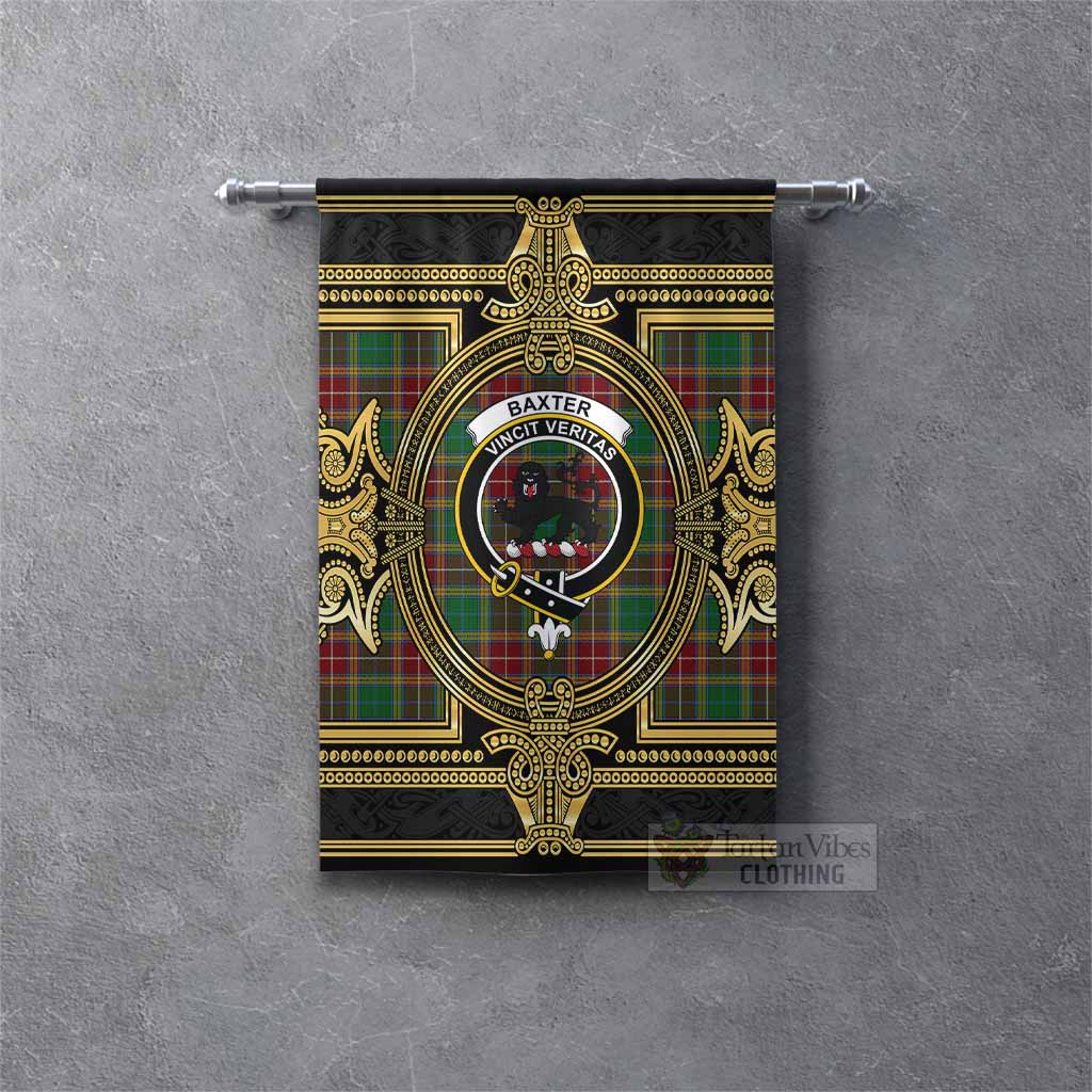 Baxter Scottish Tartan Crest Gonfalon Royal Stylized Rectangle - Tartan Vibes Clothing
