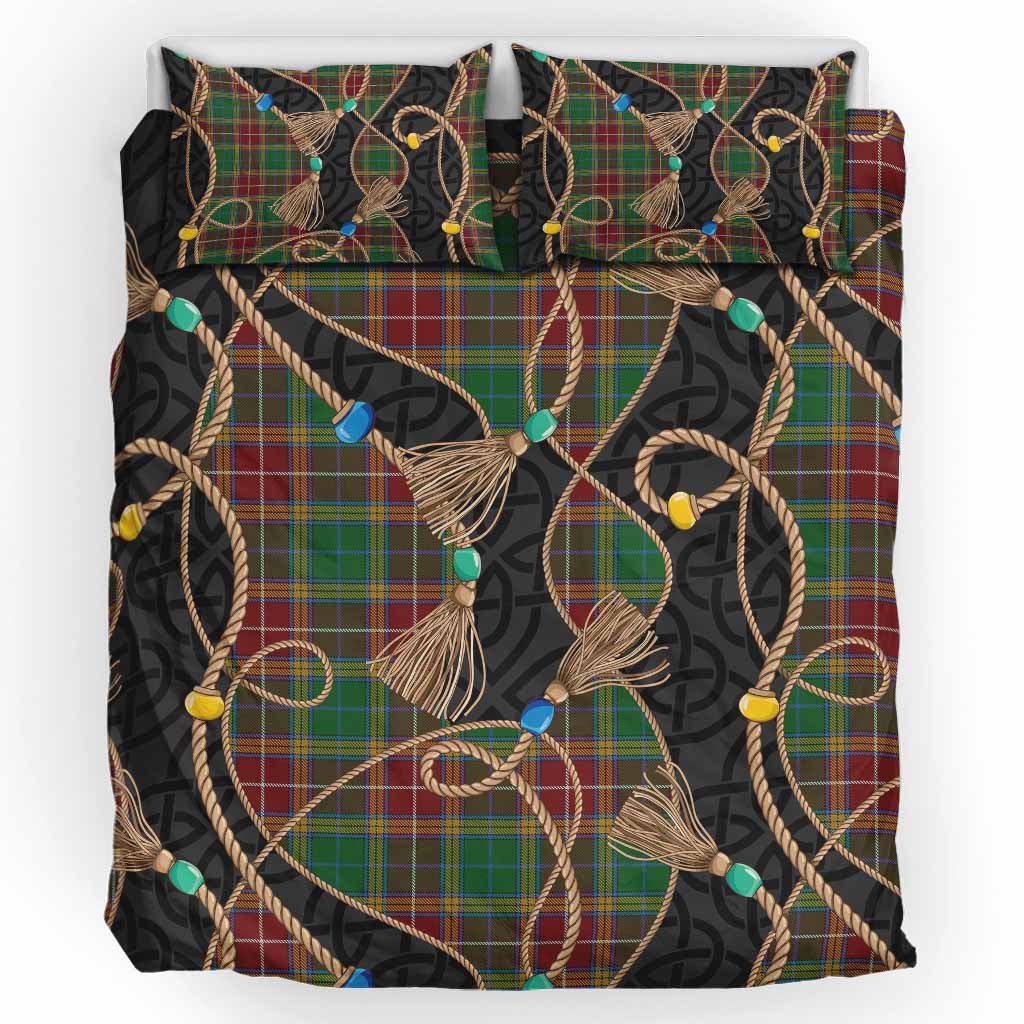 Baxter Scottish Tartan Twisted Ropes Stylized Bedding Set UK Bedding Set UK King 91*87 inch - Tartan Vibes Clothing
