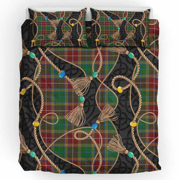 Baxter Scottish Tartan Twisted Ropes Stylized Bedding Set