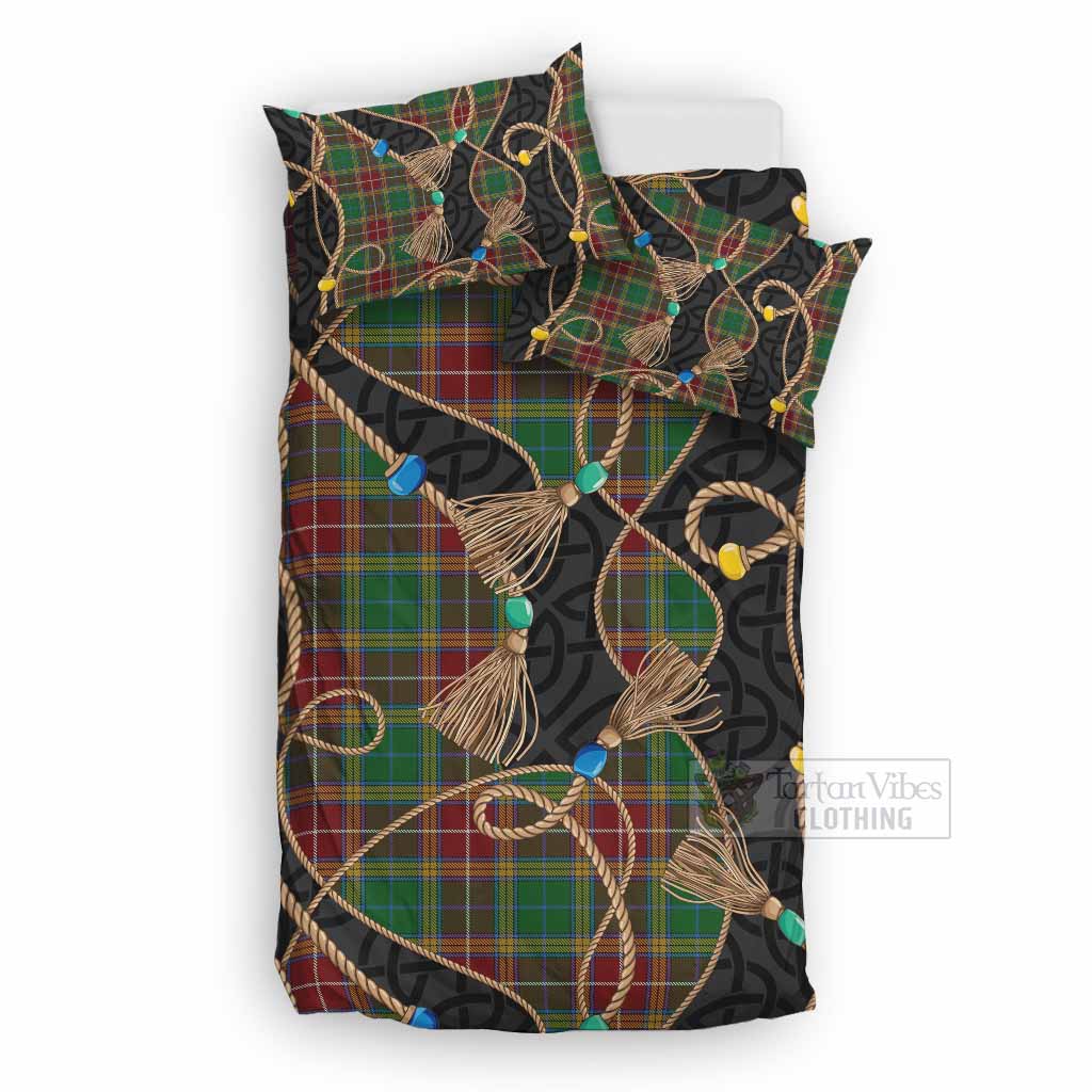 Baxter Scottish Tartan Twisted Ropes Stylized Bedding Set UK Bedding Set UK Double 79*79 inch - Tartan Vibes Clothing