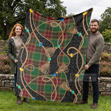 Baxter Scottish Tartan Twisted Ropes Stylized Blanket