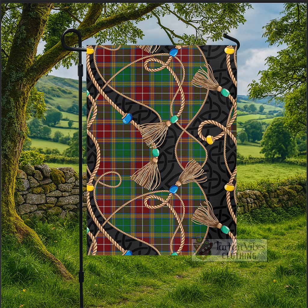 Baxter Scottish Tartan Twisted Ropes Stylized Garden Flag - Tartan Vibes Clothing