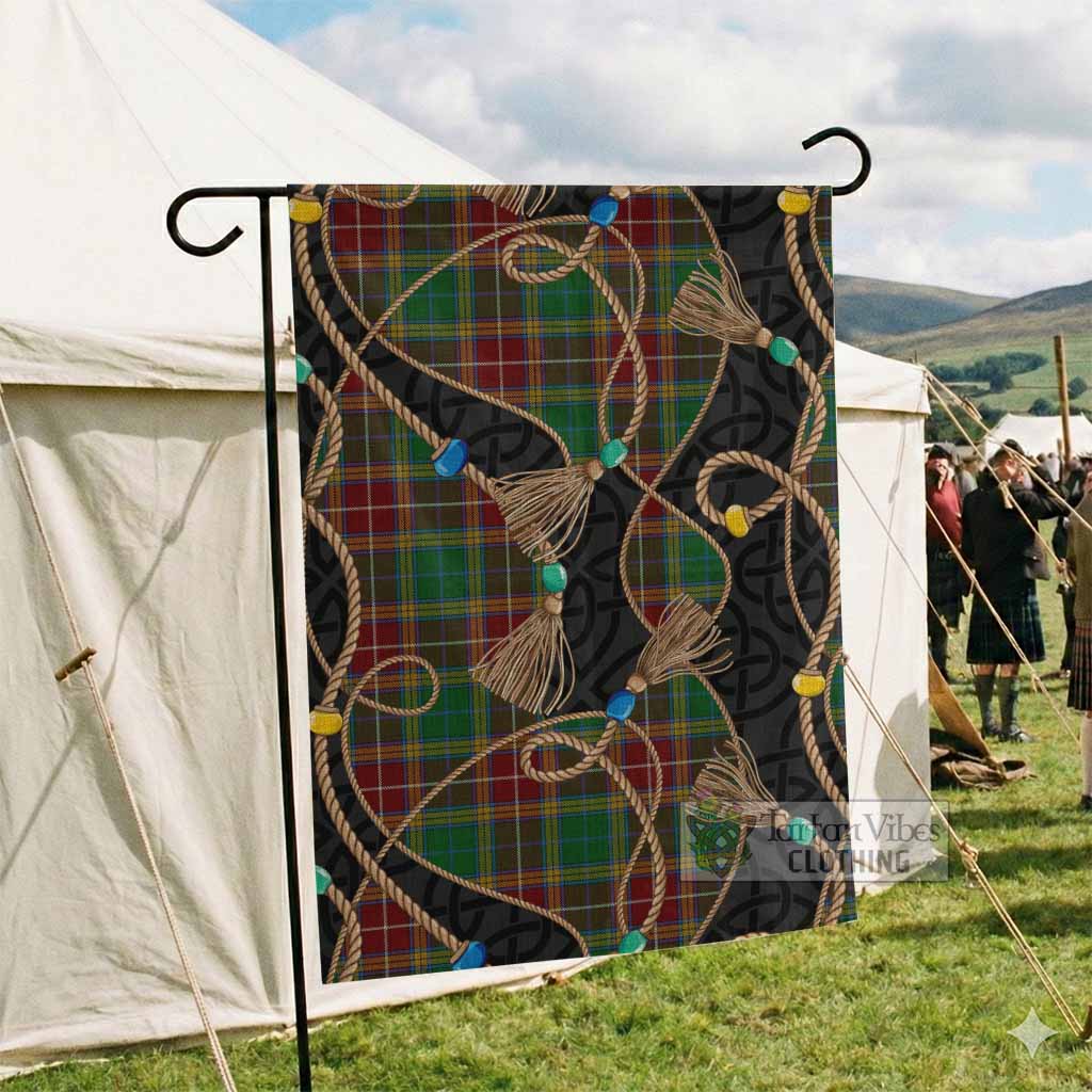 Baxter Scottish Tartan Twisted Ropes Stylized Garden Flag - Tartan Vibes Clothing