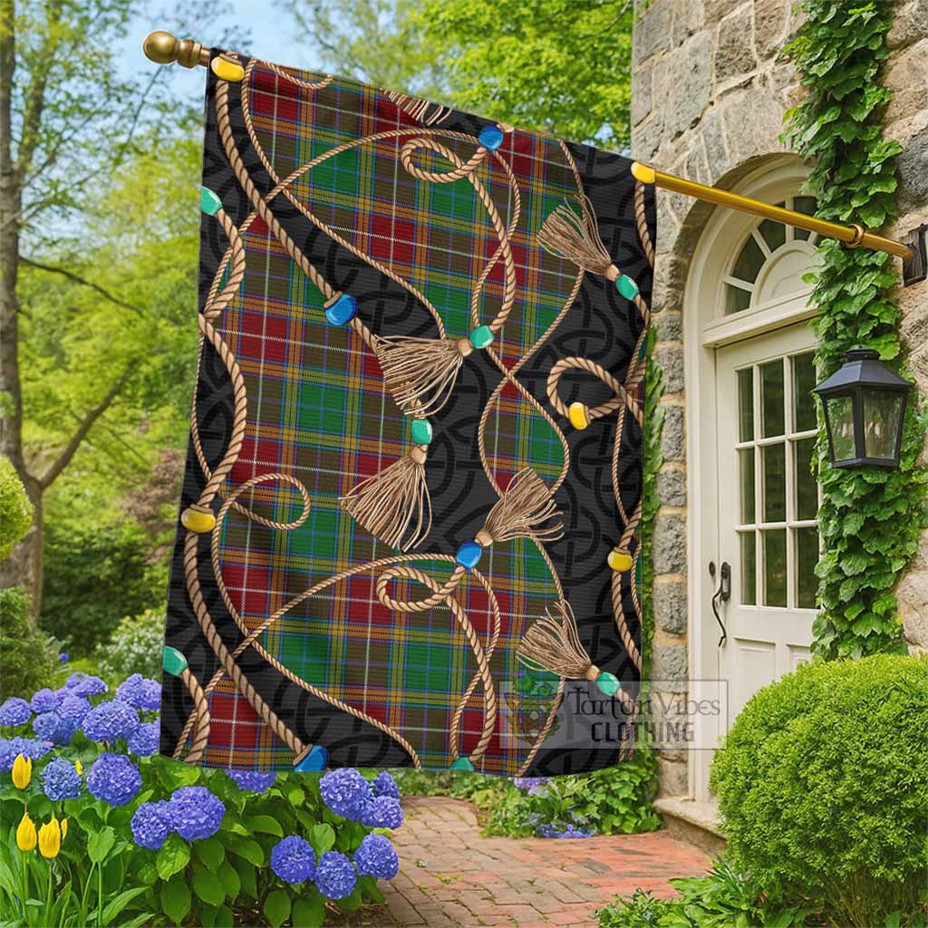 Baxter Scottish Tartan Twisted Ropes Stylized Garden Flag - Tartan Vibes Clothing