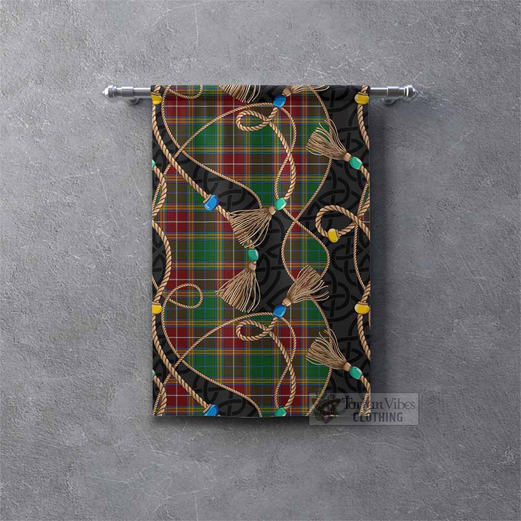 Baxter Scottish Tartan Twisted Ropes Stylized Gonfalon Rectangle - Tartan Vibes Clothing