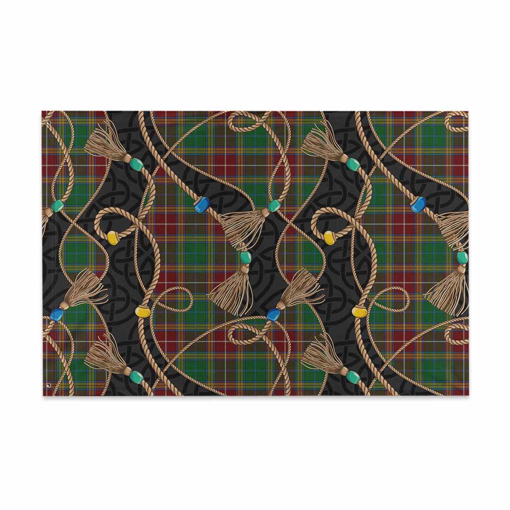 Baxter Scottish Tartan Twisted Ropes Stylized House Flag 48*72 inch (120*180 cm) - Tartan Vibes Clothing