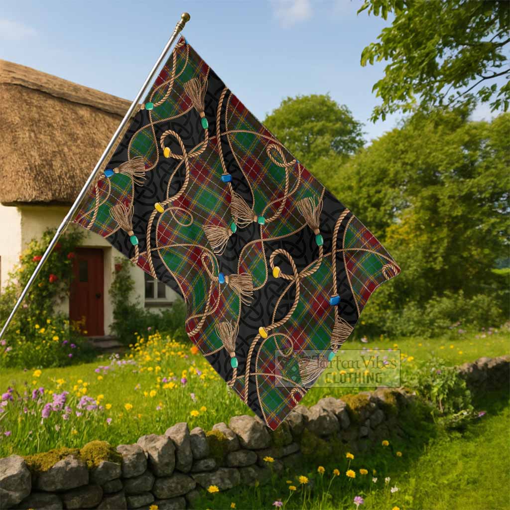 Baxter Scottish Tartan Twisted Ropes Stylized House Flag - Tartan Vibes Clothing