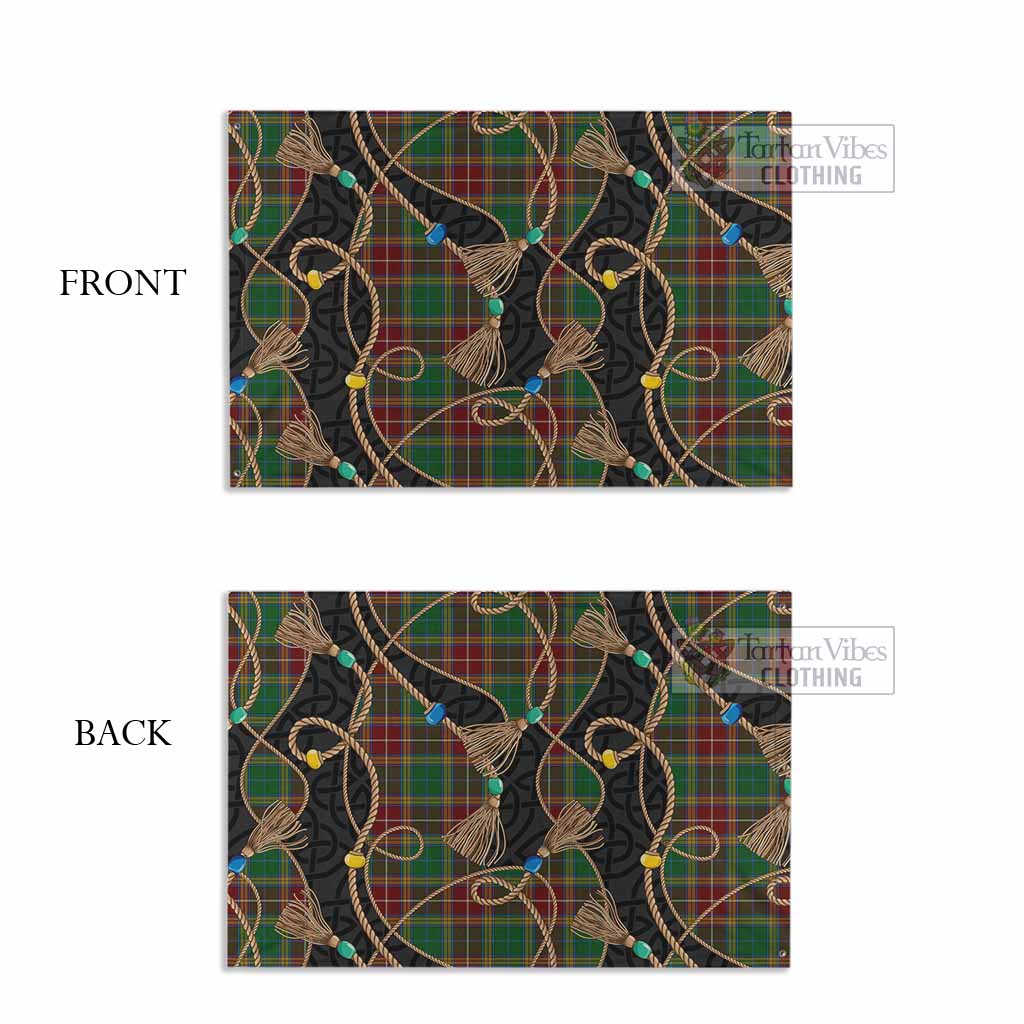 Baxter Scottish Tartan Twisted Ropes Stylized House Flag - Tartan Vibes Clothing