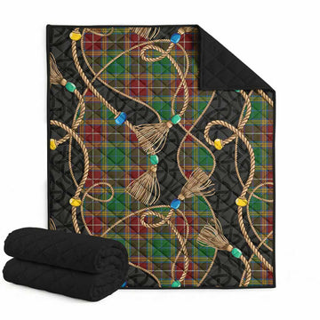 Baxter Scottish Tartan Twisted Ropes Stylized Premium Quilt