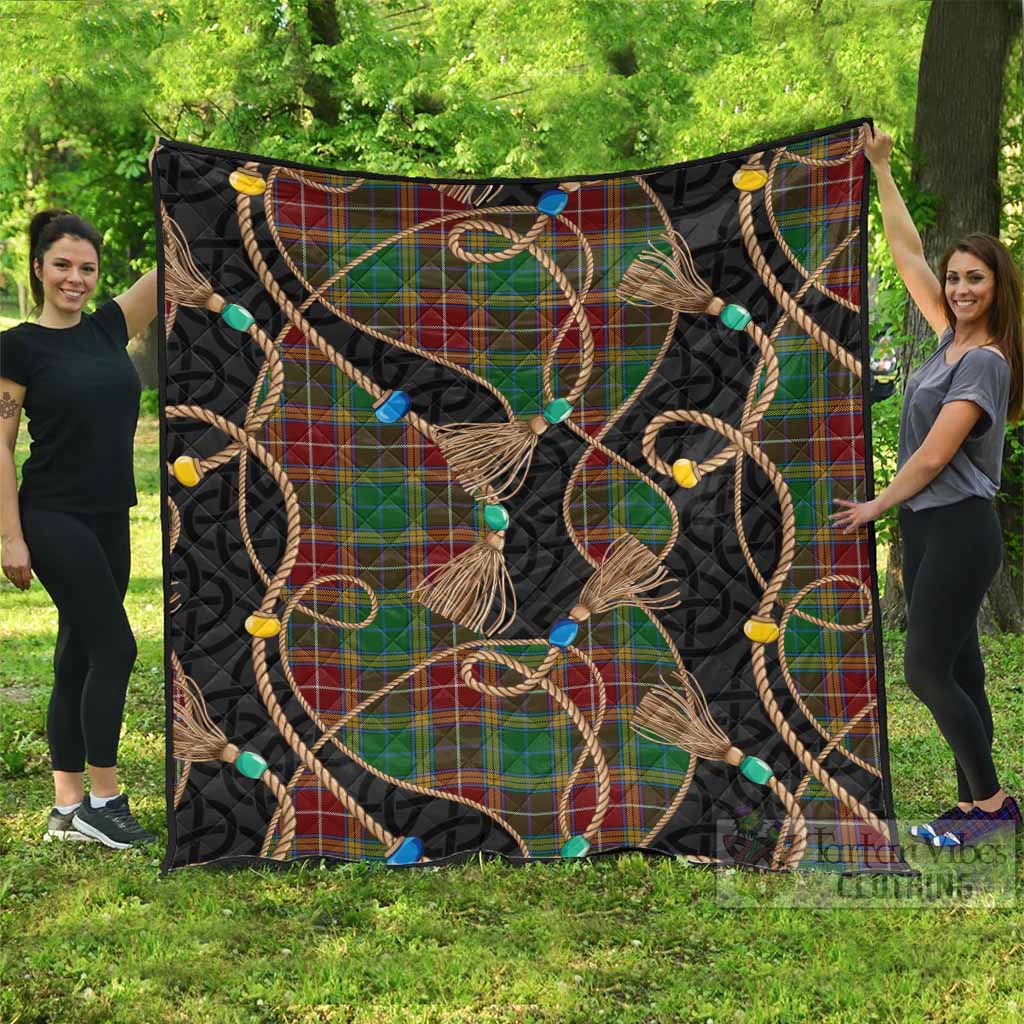 Baxter Scottish Tartan Twisted Ropes Stylized Premium Quilt - Tartan Vibes Clothing