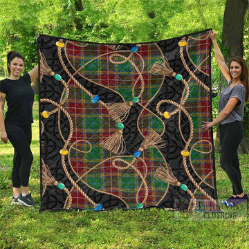 Baxter Scottish Tartan Twisted Ropes Stylized Premium Quilt