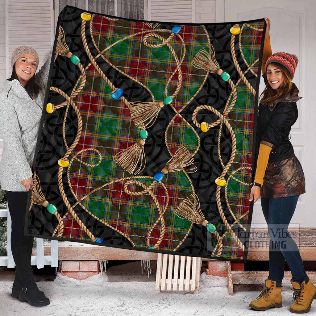 Baxter Scottish Tartan Twisted Ropes Stylized Premium Quilt - Tartan Vibes Clothing