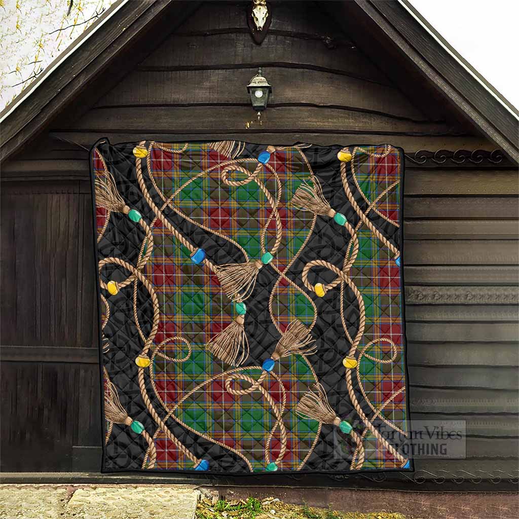 Baxter Scottish Tartan Twisted Ropes Stylized Premium Quilt - Tartan Vibes Clothing
