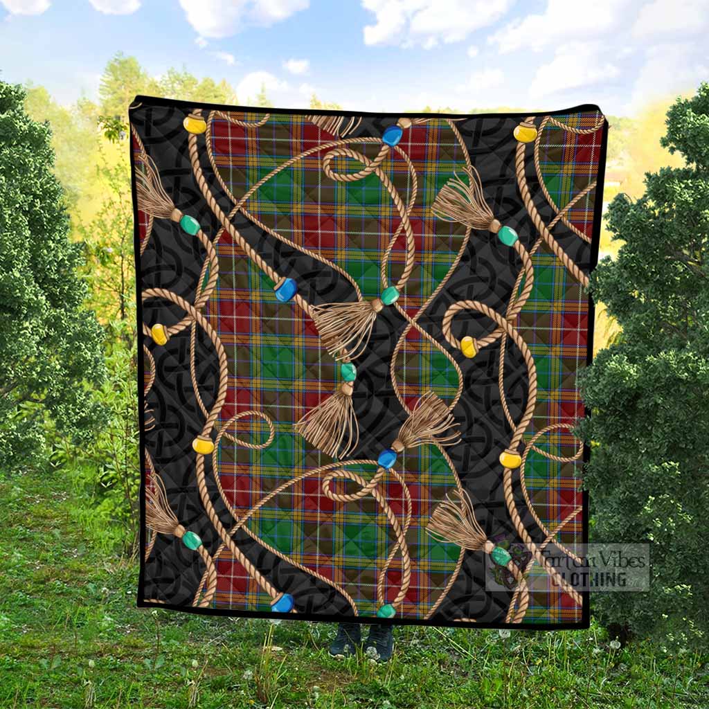 Baxter Scottish Tartan Twisted Ropes Stylized Premium Quilt - Tartan Vibes Clothing