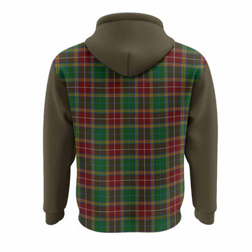 Baxter Tartan Accent Hoodie with Family Crest