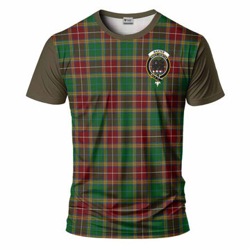 Baxter Tartan Accent T-Shirt with Family Crest