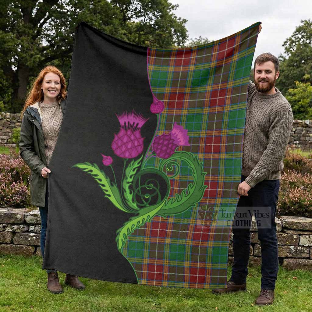 Baxter Tartan Blanket Traditional Scottish Thistle - Tartan Vibes Clothing