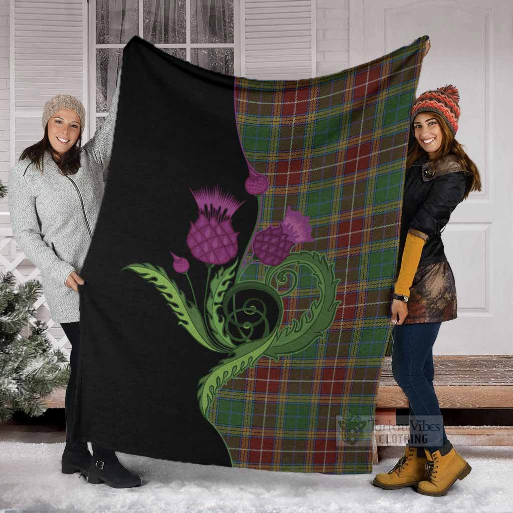 Baxter Tartan Blanket Traditional Scottish Thistle - Tartan Vibes Clothing