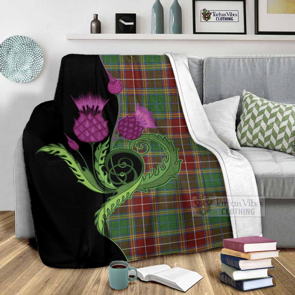 Baxter Tartan Blanket Traditional Scottish Thistle - Tartan Vibes Clothing