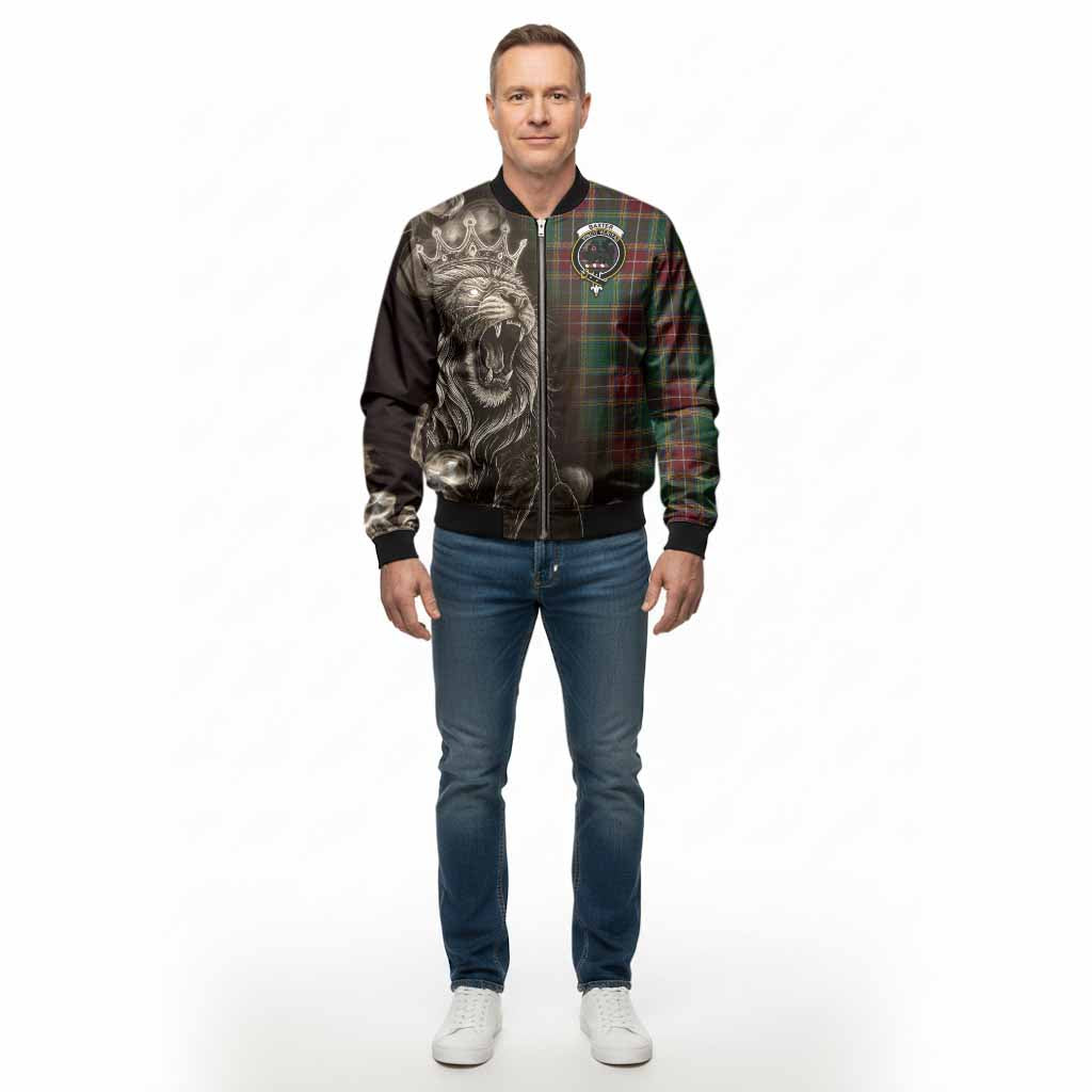 Baxter Tartan Bomber Jacket Roaring Lion Heritage