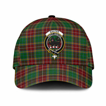 Baxter Tartan Classic Cap with Family Crest