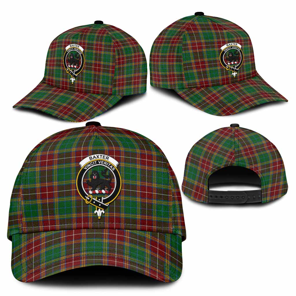 Baxter Tartan Classic Cap with Family Crest