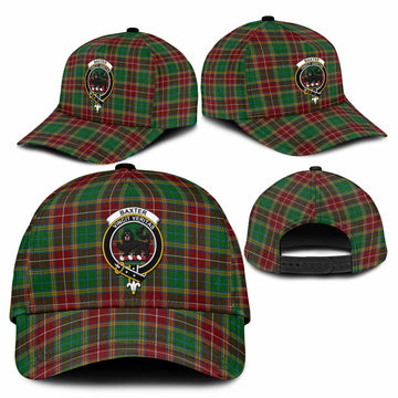 Baxter Tartan Classic Cap with Family Crest
