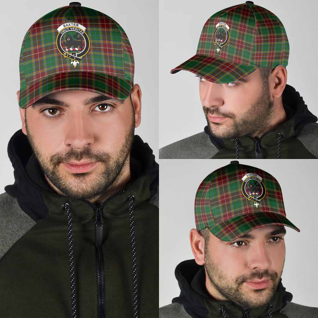 Baxter Tartan Classic Cap with Family Crest