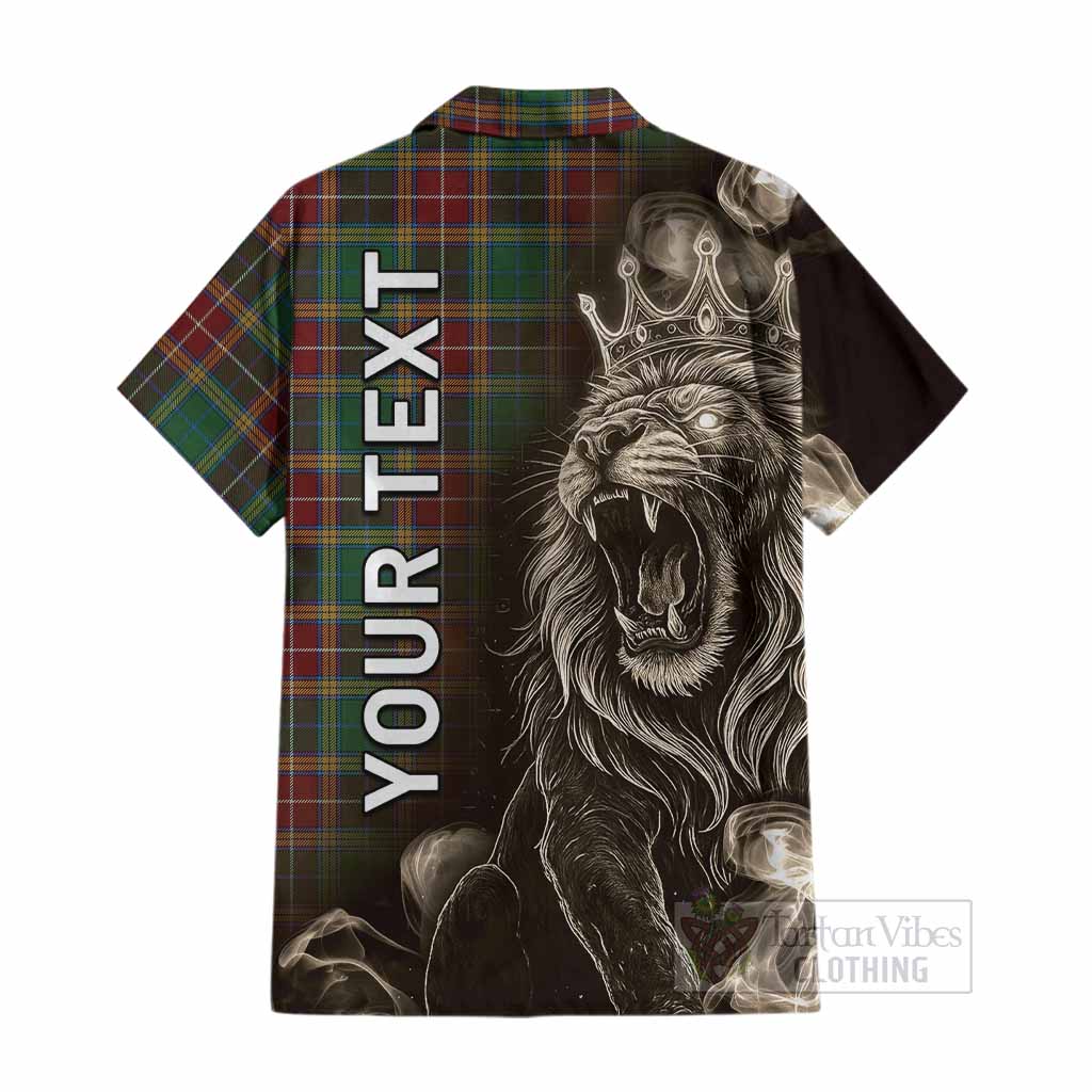 Baxter Tartan Cotton Hawaiian Shirt Roaring Lion Heritage