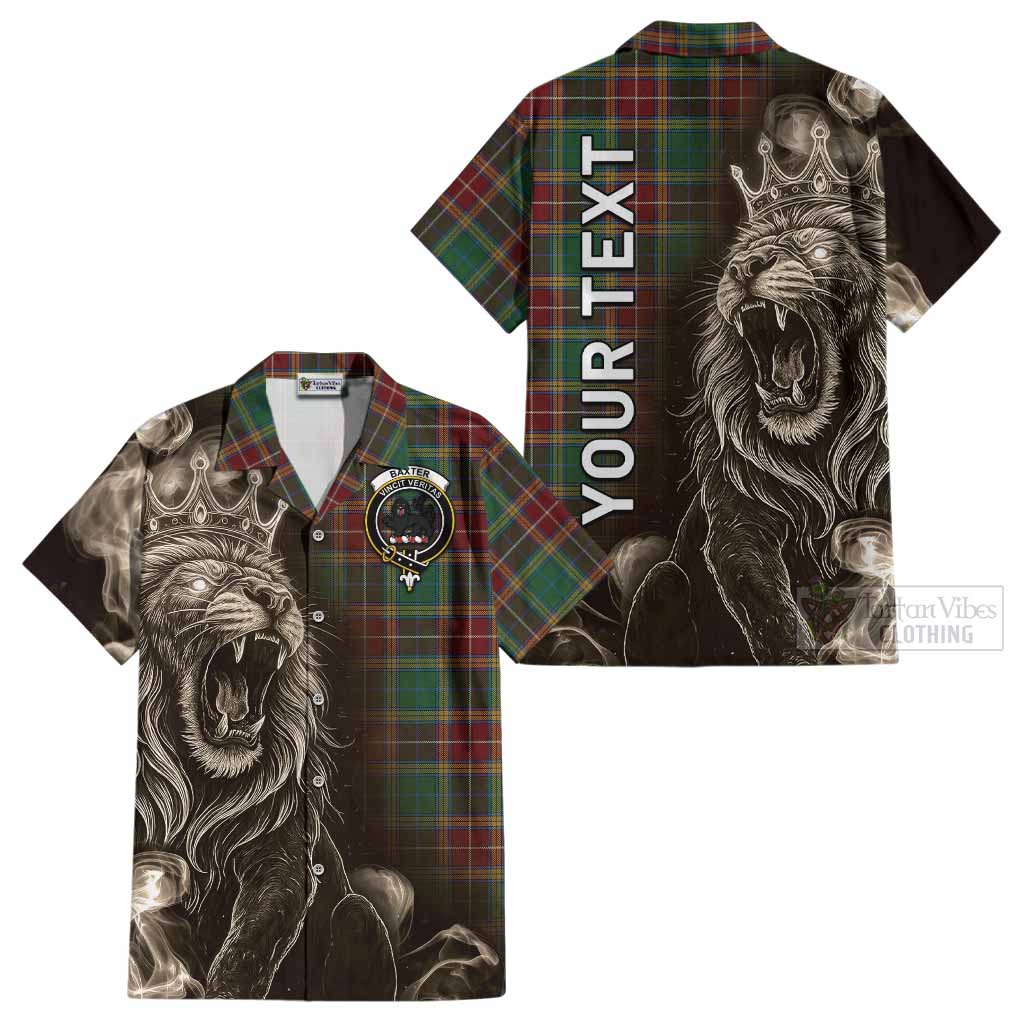Baxter Tartan Cotton Hawaiian Shirt Roaring Lion Heritage
