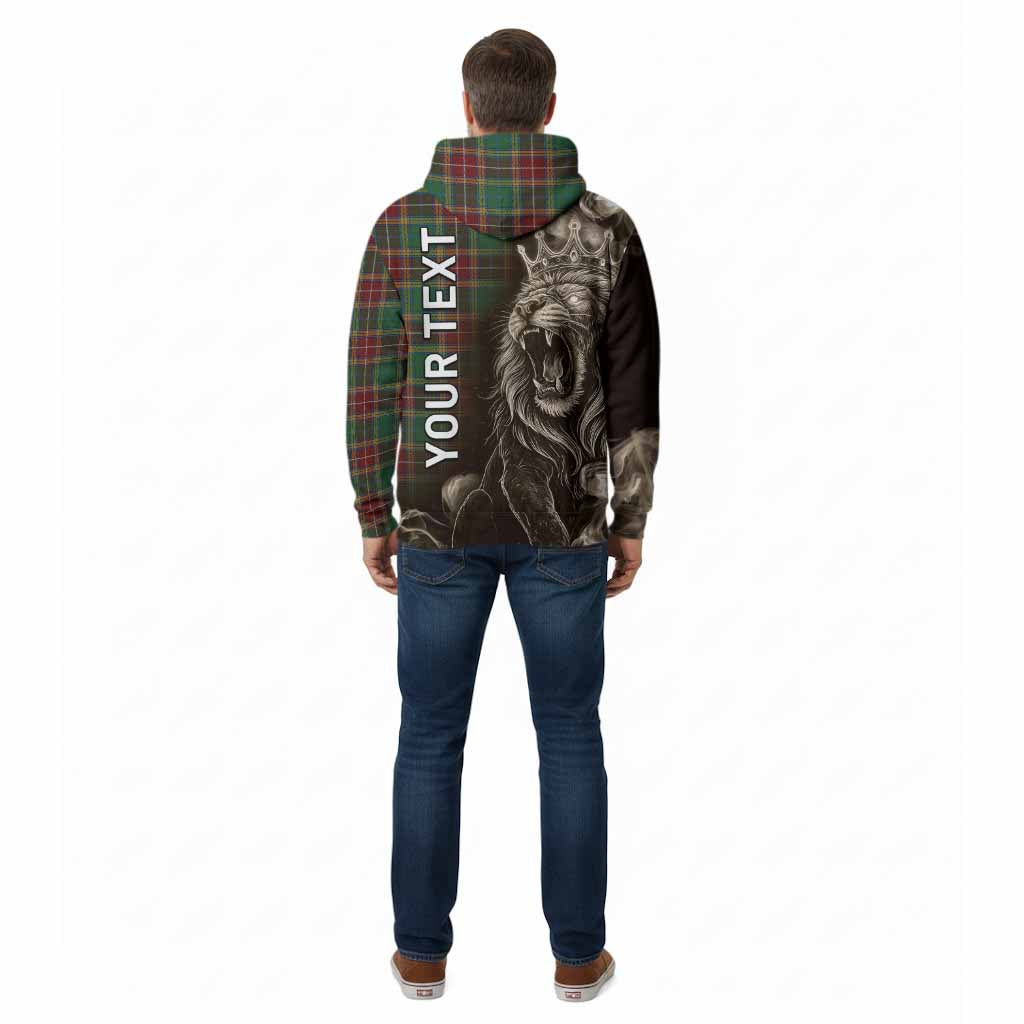 Baxter Tartan Cotton Hoodie Roaring Lion Heritage