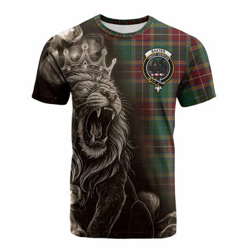 Baxter Tartan Cotton T-shirt Roaring Lion Heritage